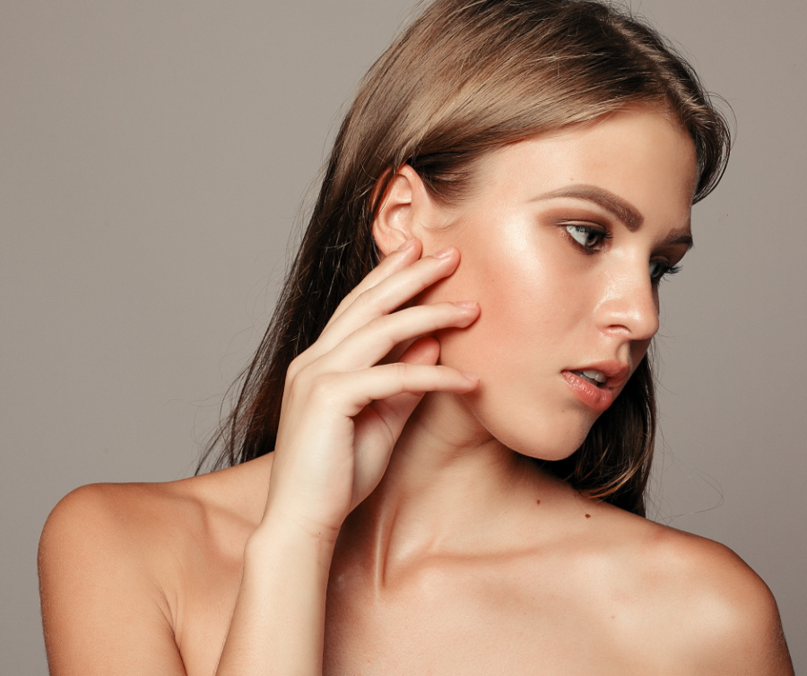 Filler vs Sculptra beautiful woman posing