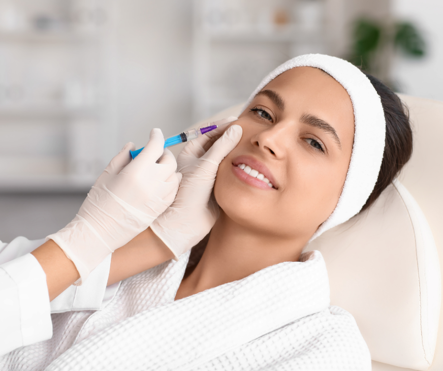 fillers woman having fillers