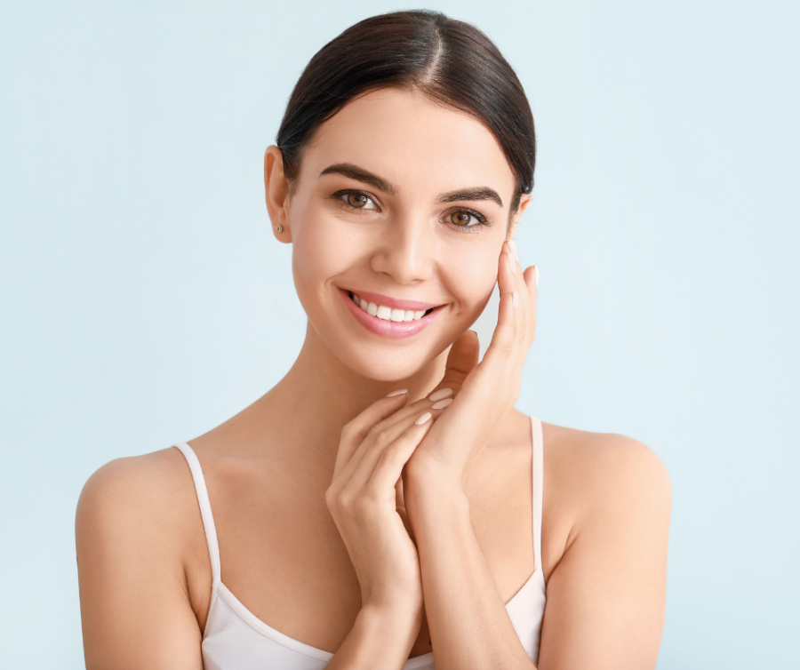 αυτόλογη μεσοθεραπεία woman happy